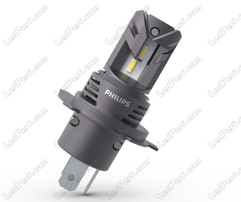  PHILIPS Ultinon LED H4 Bulbs Set of 2x Bulbs 6200K +160%  11342ULWX2 : Automotive