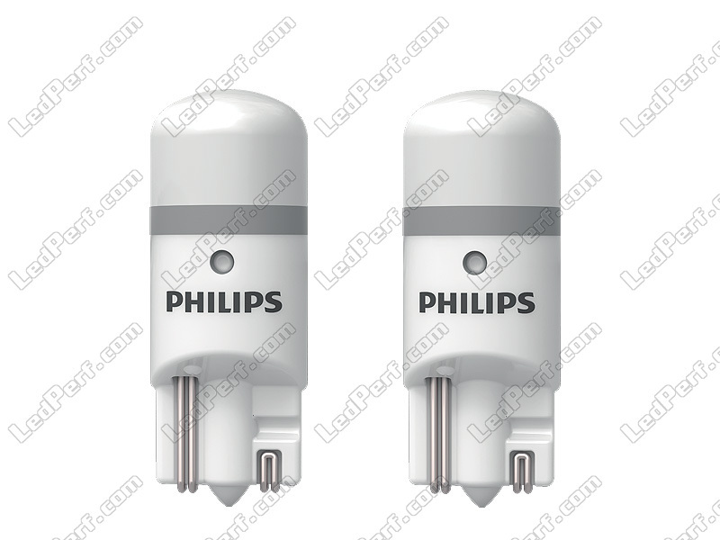 2x Philips LED bulbs approved for side lights of Ford Fiesta MK7