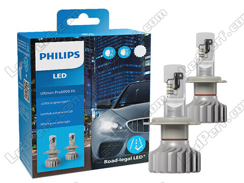 Philips LED bulbs packaging for Hyundai Getz - Ultinon PRO6000 approved