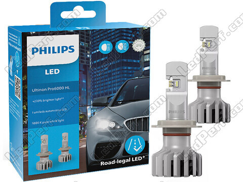 Philips LED bulbs packaging for Hyundai i20 - Ultinon PRO6000 approved