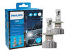 Philips LED bulbs packaging for Nissan Micra IV - Ultinon PRO6000 approved
