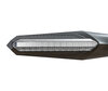 Front view of dynamic LED turn signals + brake lights for Husqvarna FE 501 / 501s (2020 - 2023)