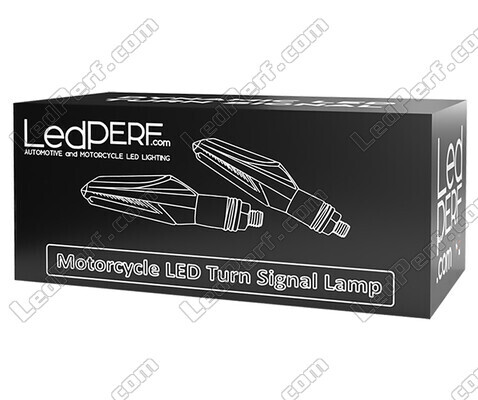 Packaging of dynamic LED turn signals + Daytime Running Light for Royal Enfield Meteor 350 (2021 - 2023)