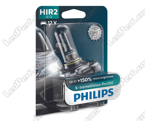 1x Philips X-tremeVision PRO150 55W 12V HIR2 Bulb - 9012XVPB1