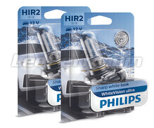Pack of 2 Philips WhiteVision ULTRA HIR2 Bulbs - 9012WVUB1