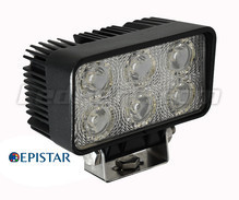 Additional 6 LED Light Rectangular 18W for 4WD - ATV - SSV